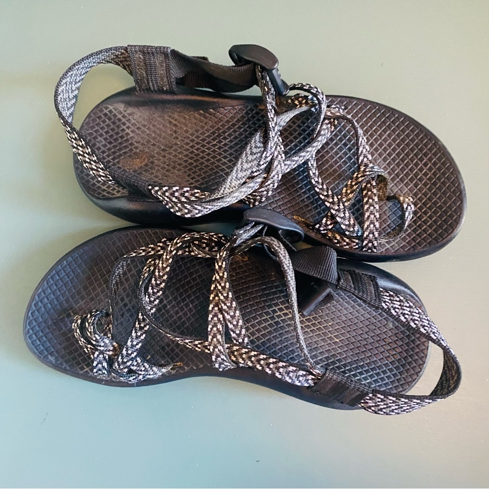 Chaco Classic ZX/2 Sandal Black White - Picture 12 of 12
